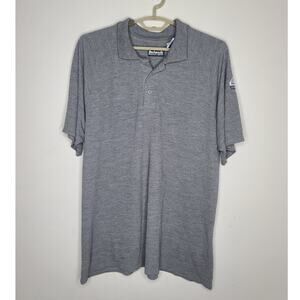 Bulwark CAT2 FR fire resistant grey short sleeve polo shirt - XL